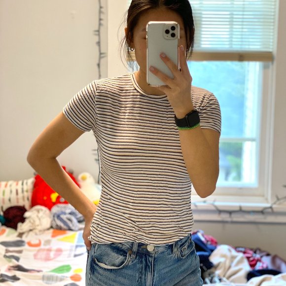Zara Striped Tee - Picture 1 of 2